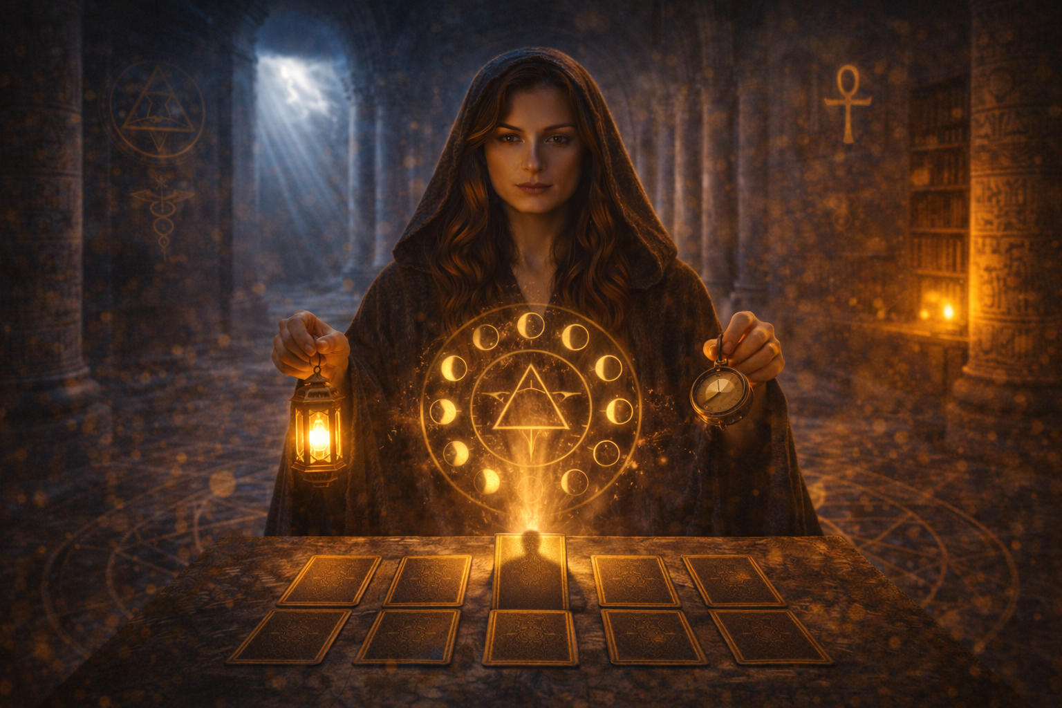 Tarot Egipcio + ciclos: tirada mensual para alinear acción con el ritmo (sin perderte)